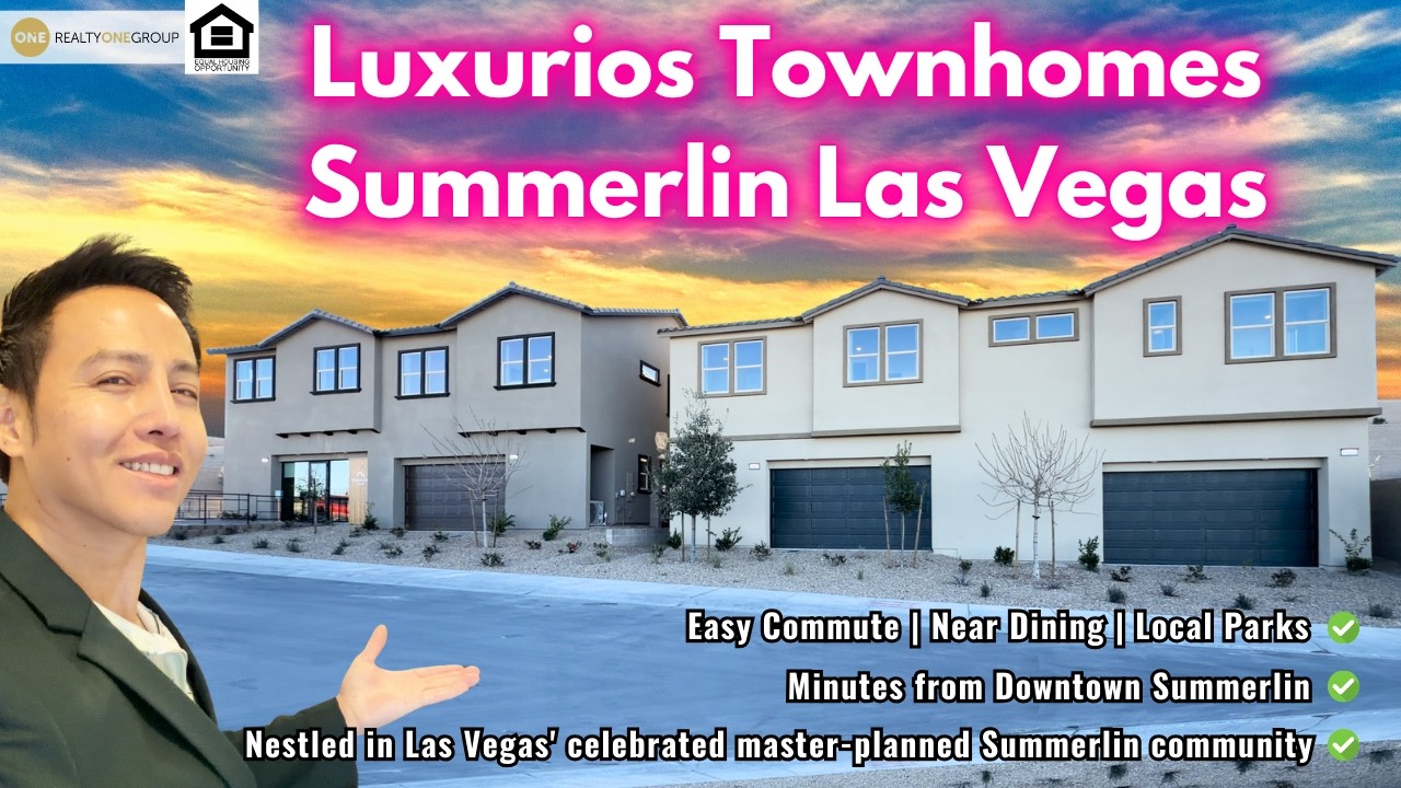 Brand New Townhome | DoveRock in Summerlin Las Vegas | Briar Plan 2 | Cora Plan 3