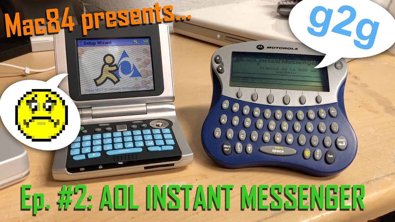 Mac84: Episode 2 - AOL Instant Messenger Portable Handhelds (ZipIt + Motorola)