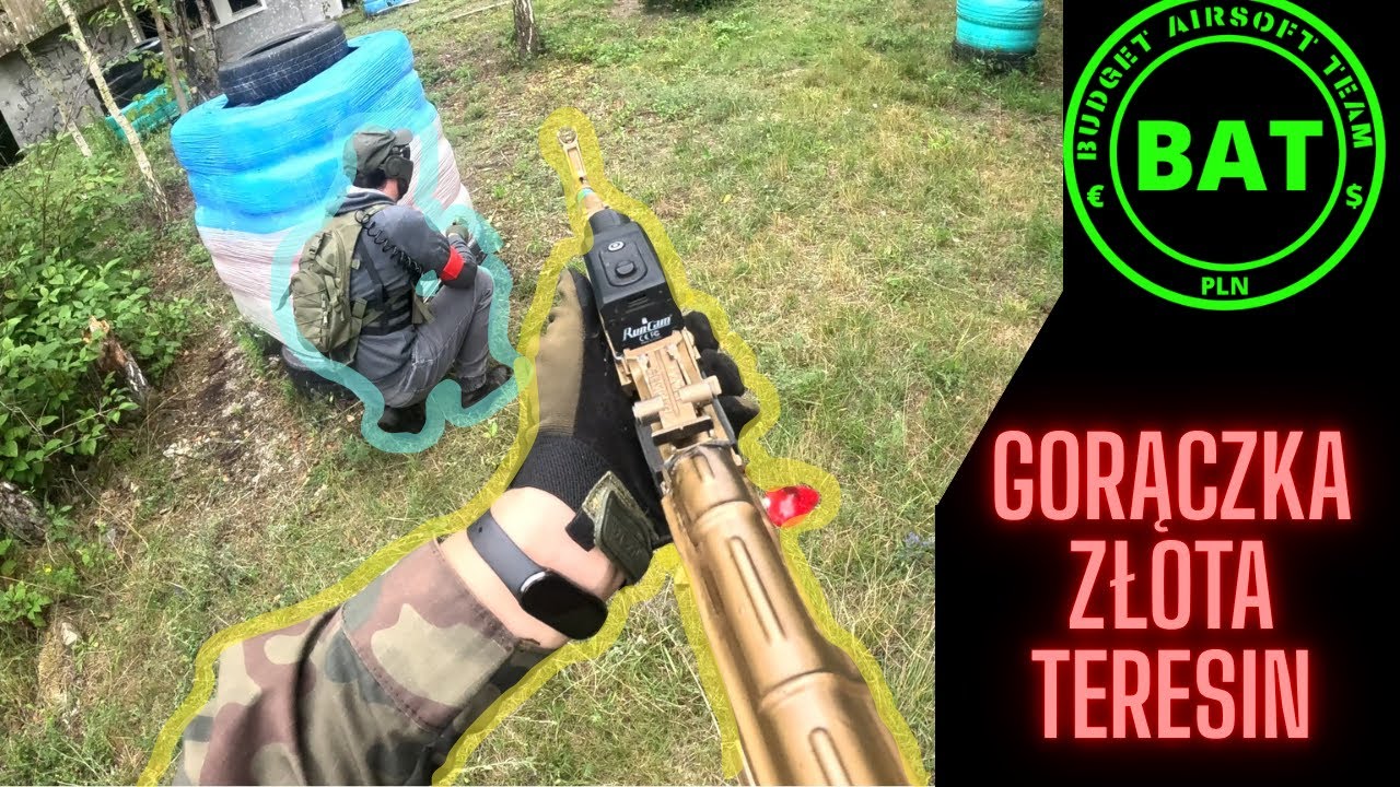 Teresin CQB ASG | Złoty AK | M904g Double Eagle POV
