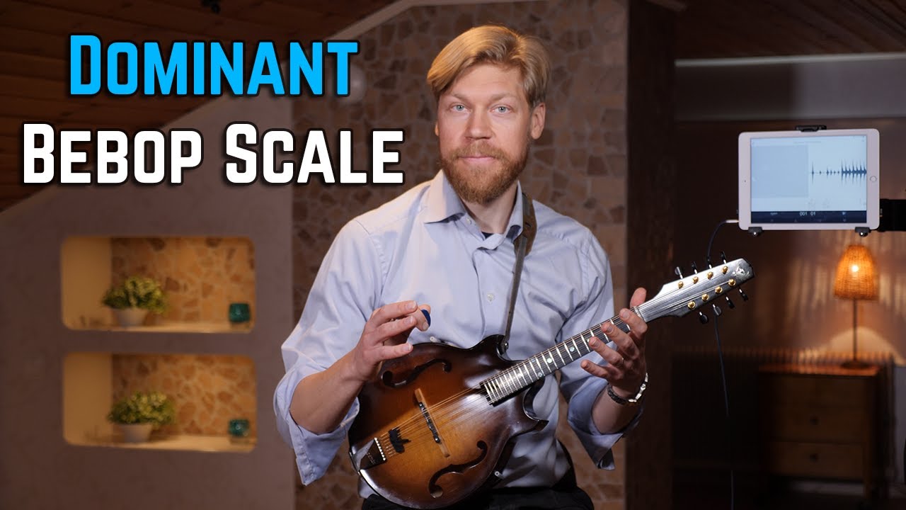 Jazz Blues Mandolin Lesson - Dominant Bebop Scale