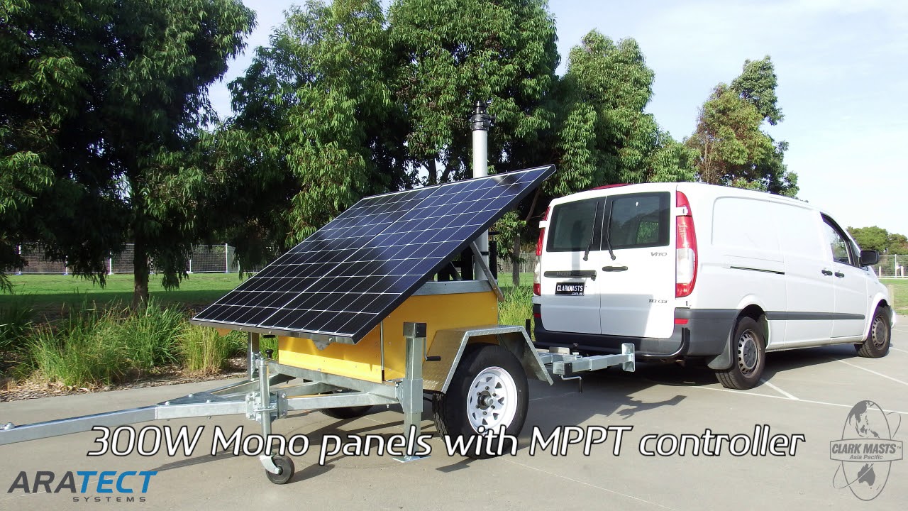 Off-Road Solar Trailer - Clark Masts