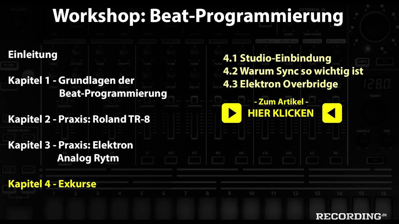 Workshop: Beat-Programmierung - 4. Exkurse