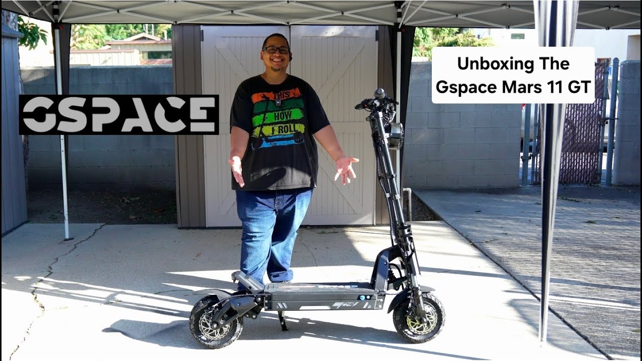Распаковка Gspace Mars 11 GT и первые впечатления от тест-драйва