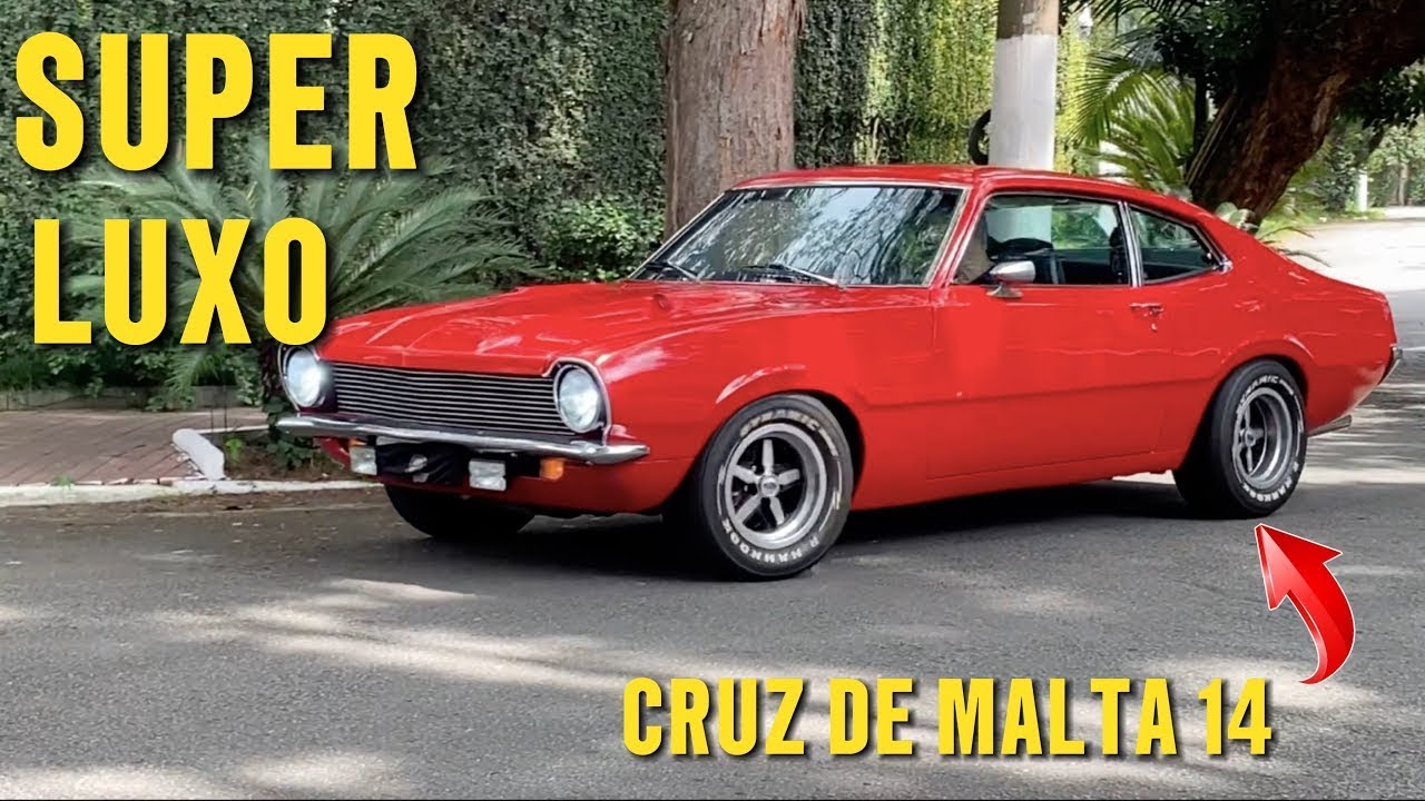 MAVERICK SUPER LUXO: customização clássica com rodas Cruz de Malta