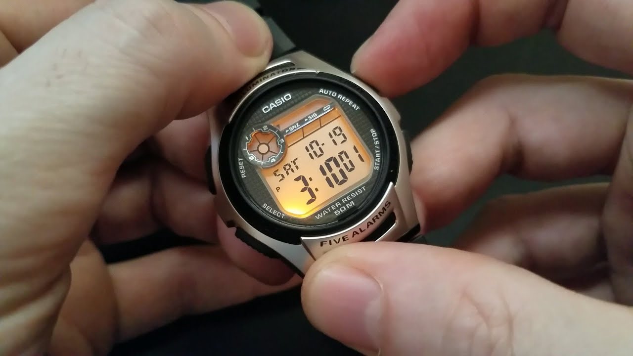 Getting it before it's gone - Casio W213 digital watch revisit