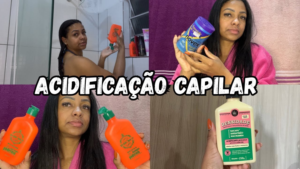 ACIDIFICAÇÃO CAPILAR PARA CABELOS POROSOS E QUEBRADIÇOS 