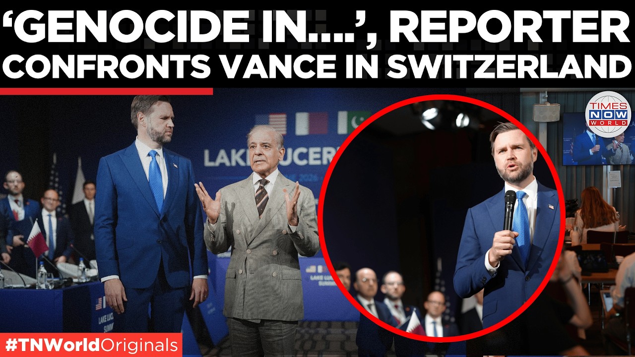 &lsquo;Things are little messy&rsquo;, JD Vance Responds to Questions on Lebanon At Switzerland Summit