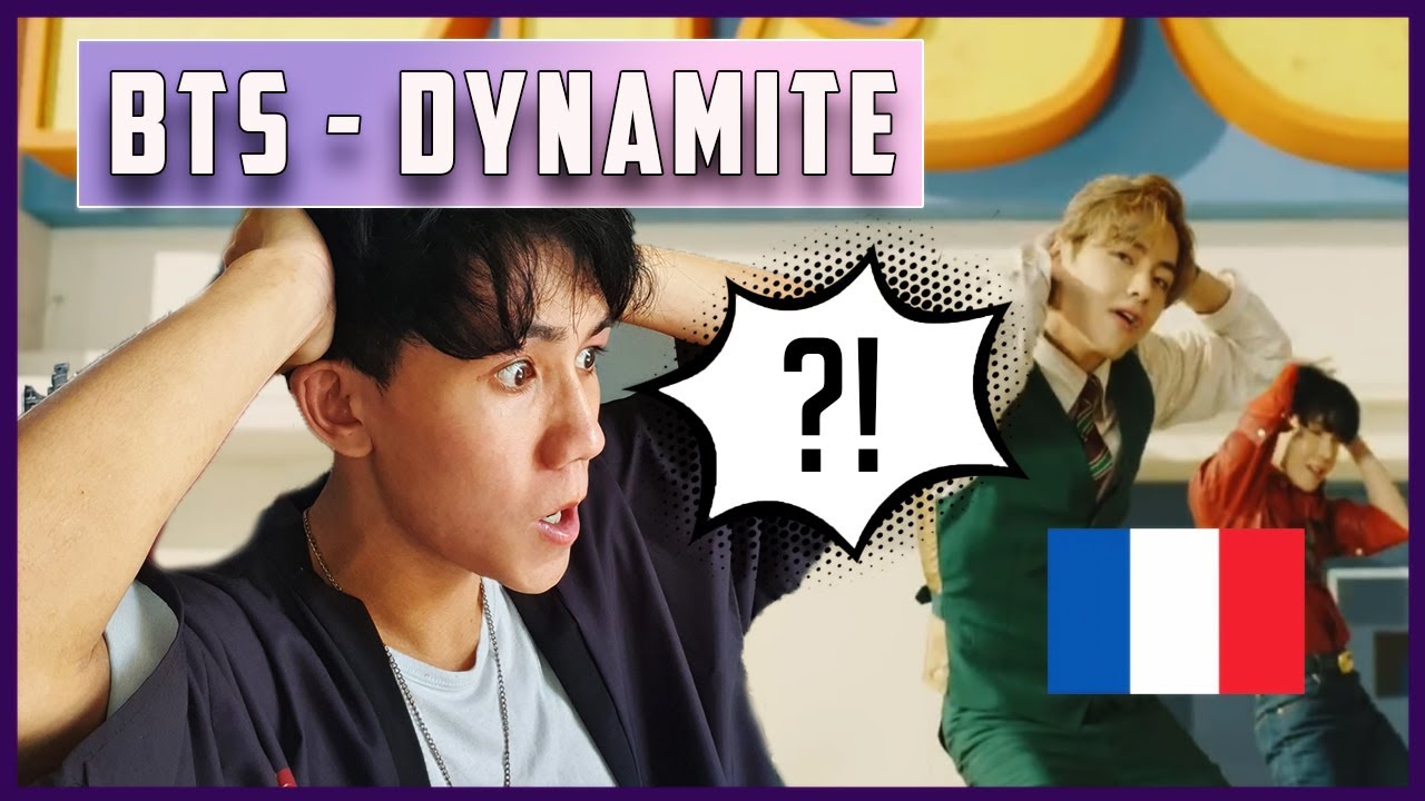BTS (방탄소년단) 'Dynamite' Official MV / FRENCH MV REACTION