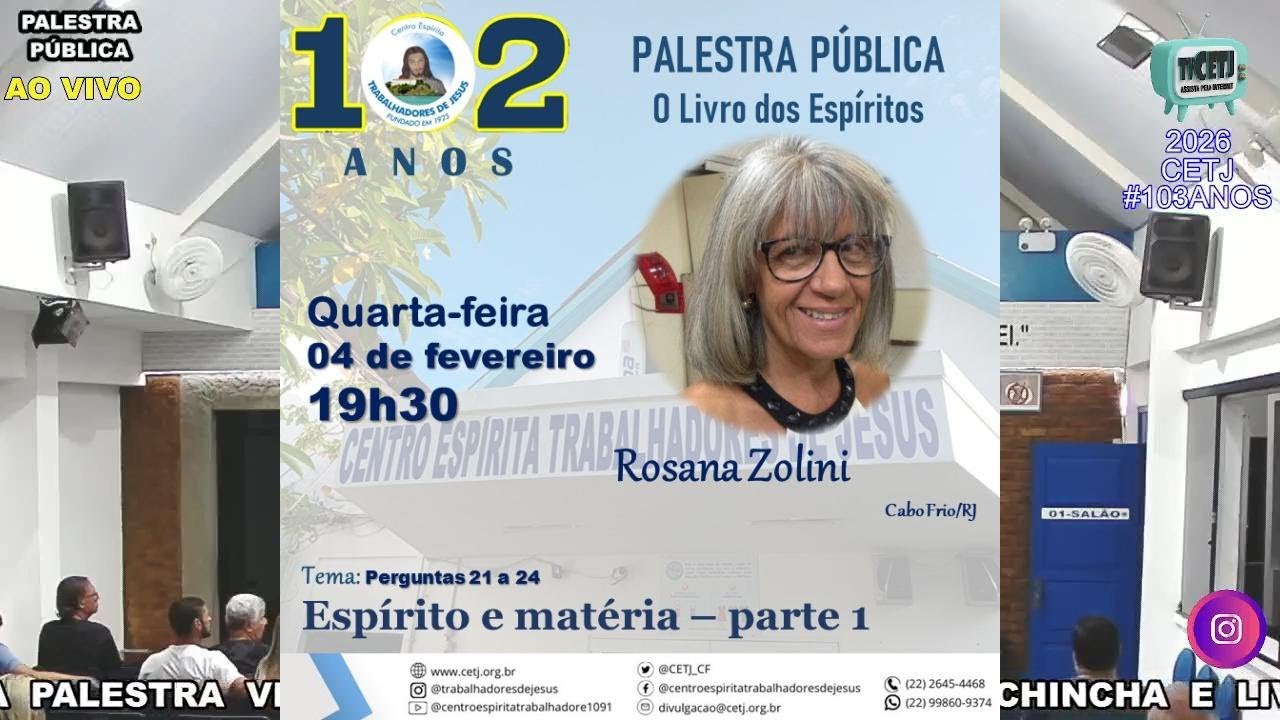 ESPÍRITO E MATÉRIA - PARTE 1, com Rosana Zolini