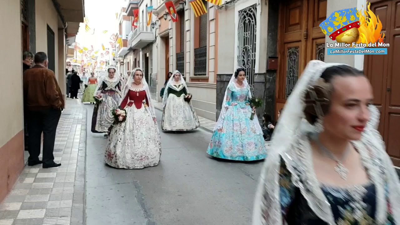 Ofrenda Falla El Raval Alcasser 2019 #LaMillorFestaDelMon