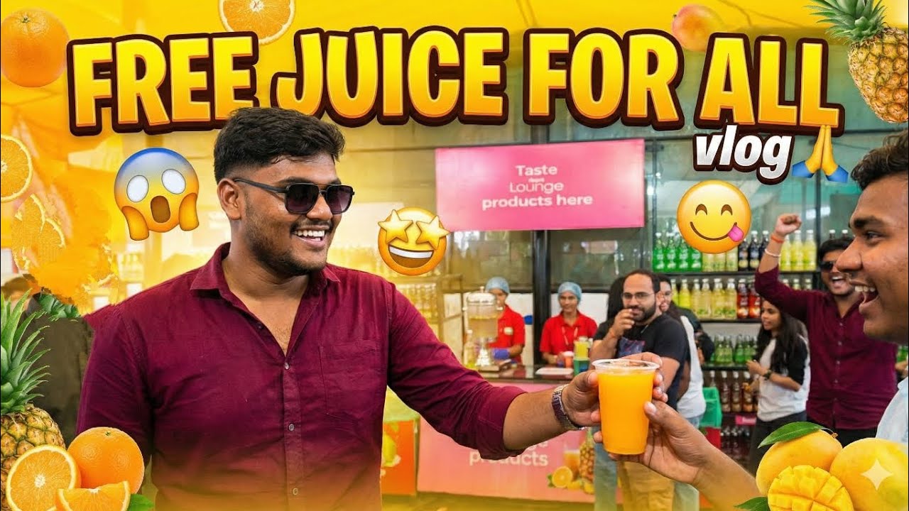Free juice.. 🤩✅