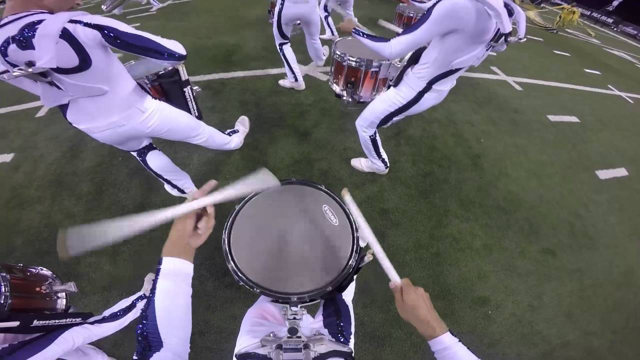 Bluecoats 2016 victory run snare cam - Down Side Up - Matt Allen