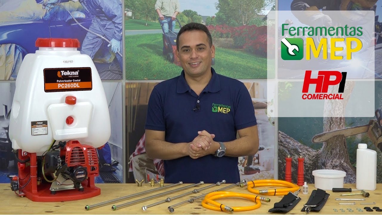 Pulverizador Costal a Gasolina Tekna 26cc