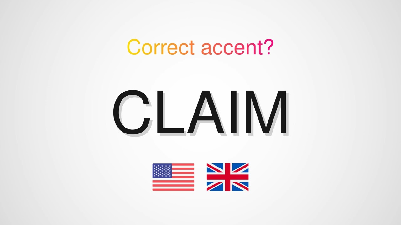 Как произносить слово Claim | Правильное произношение Claim