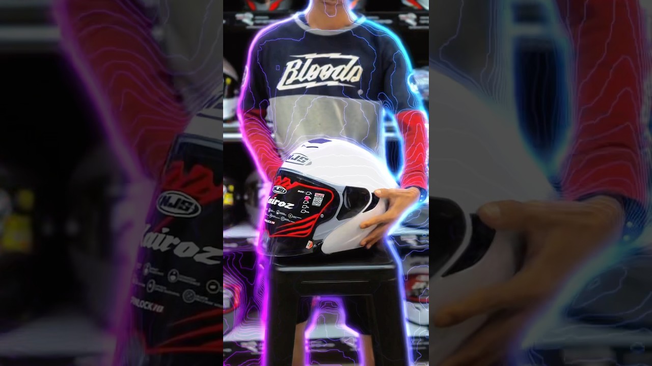 KAIROZ DV[DOUBLE VISOR] #kairoz #njskairozdv ##helmdoublevisor