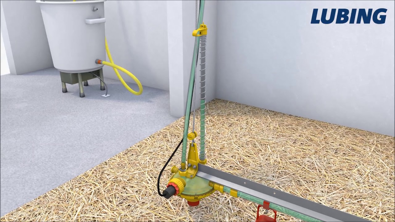 Automatic Flushing Floor Watering LUBING