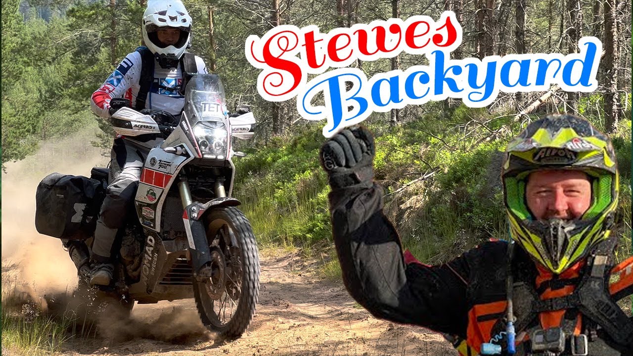 Riding with the rally dude. Yamaha vs KTM.