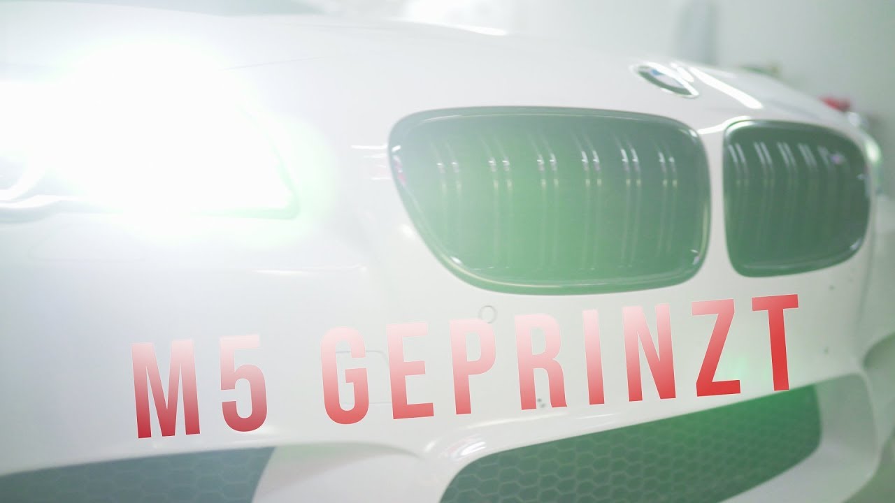 CAR IS ON FIRE  🔥  // M5 IN ROT CHROM MATT GEPRINZT