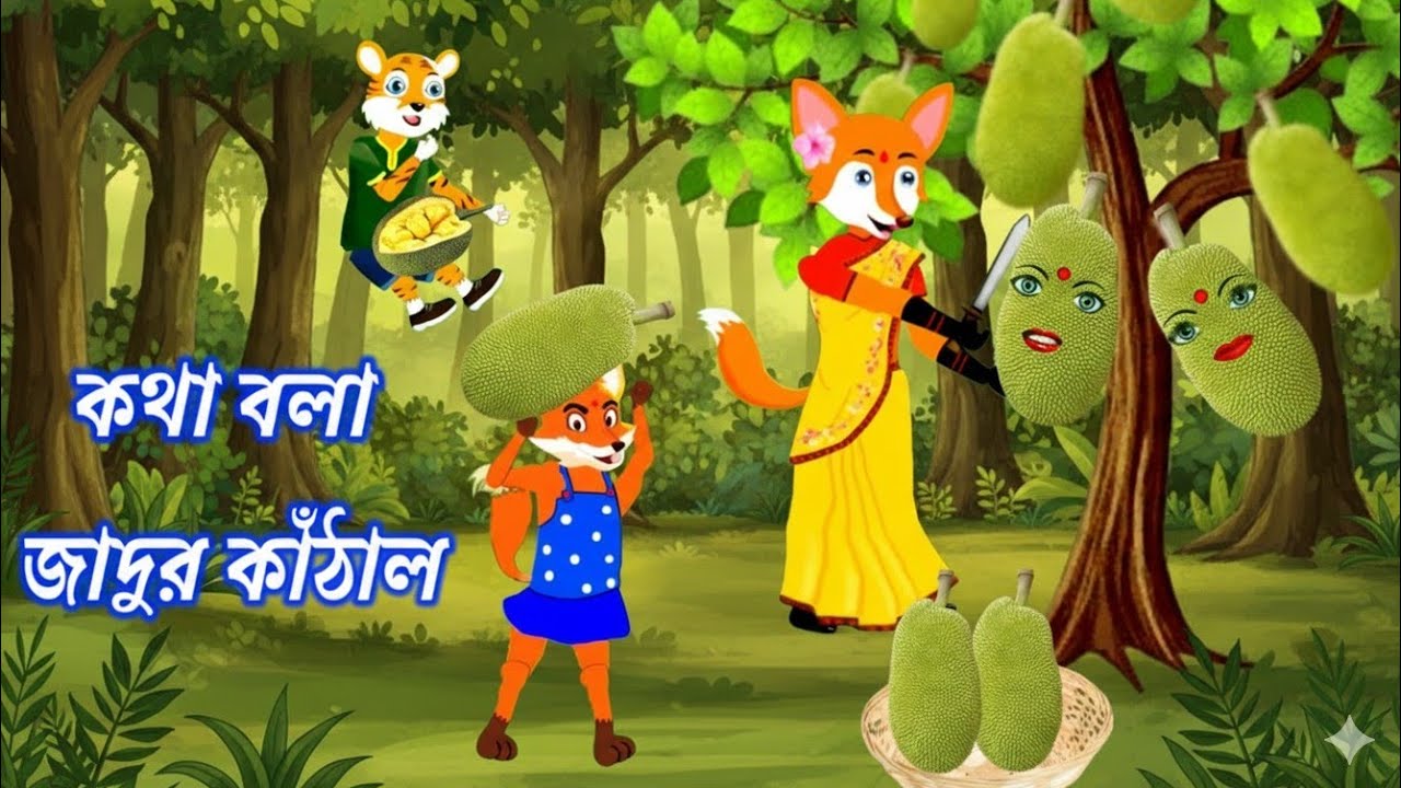 কথা বলা জাদুর কাঁঠাল। #viralshorts #shorts #animation #cartoon