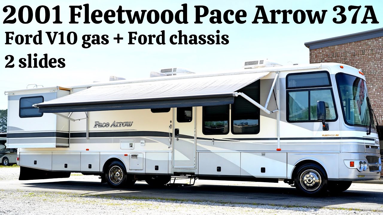 2001 Fleetwood Pace Arrow 37A A Class Ford V10 Gas Motorhome from Porter's RV Sales - $32,900