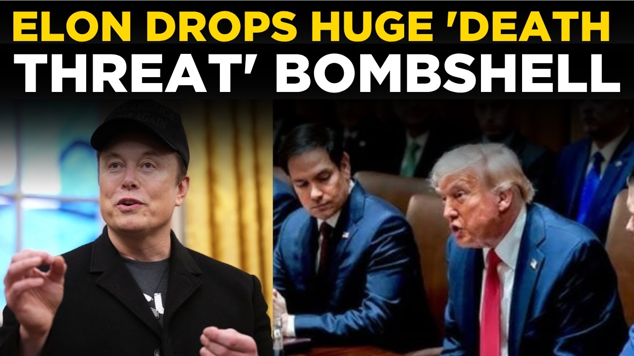 TRUMP LIVE: Bombshell Elon 'DEATH THREAT' Message To Trump In Front Of Cabinet | Elon Musk