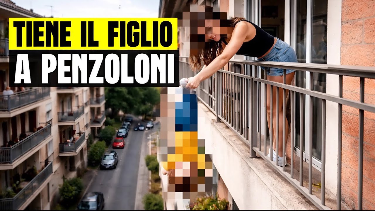 ORRORE A TORINO: TIENE IL FIGLIO DI DUE ANNI A PENZOLONI FUORI DAL BALCONE PER PUNIZIONE