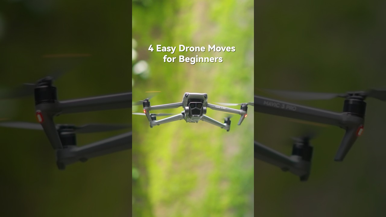 4 super simple drone moves you should learn today 📚 DJI Mavic 3 Pro 🎬 Muyun