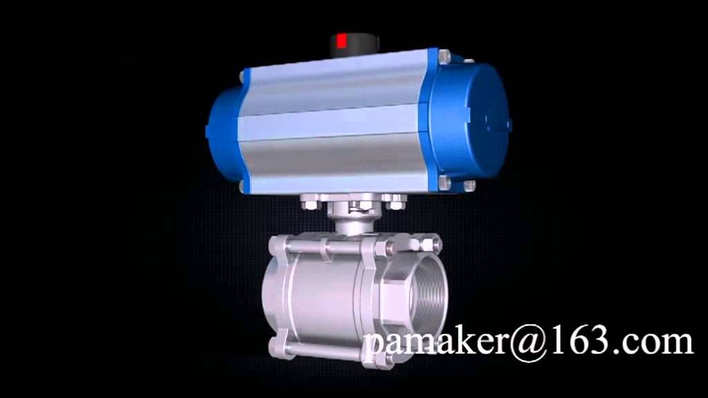 Pneumatic actuator for valve