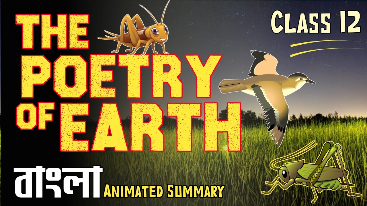 The Poetry of Earth by John Keats || Class 12 || Animated Summary in Bengali