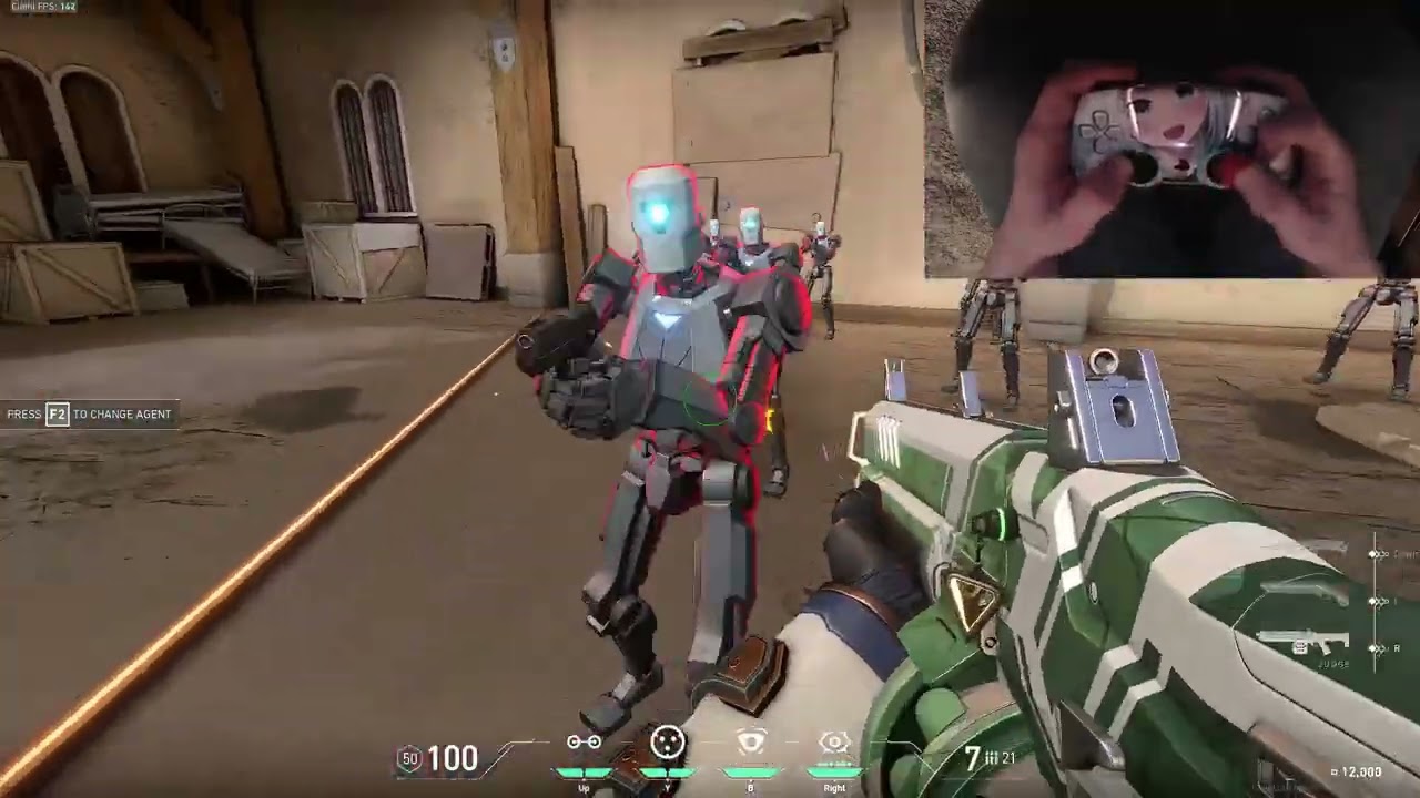 How Dasnerth Warms Up in Valorant with Handcam (meme)
