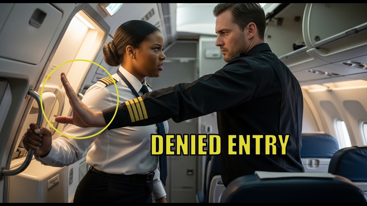 BLACK PILOT BLOCKED FROM COCKPIT — WHAT SHE DID NEXT SHUT DOWN THE AIRLINE