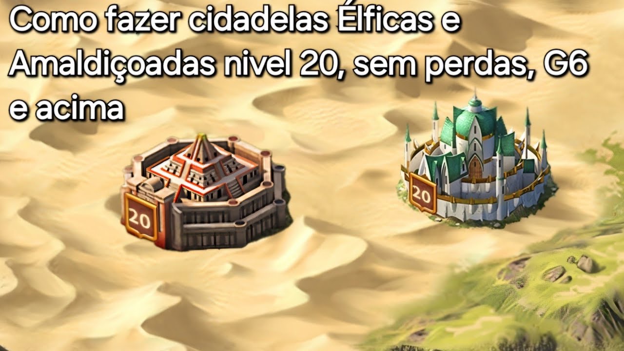 COMO FAZER CIDADELA ELFICA E AMALDIÇOADA NÍVEL 20 SEM PERDAS. G6 E ACIMA.