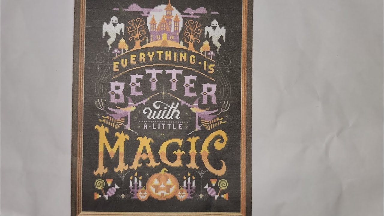 Dream pattern (Magic Night) cross stitch review