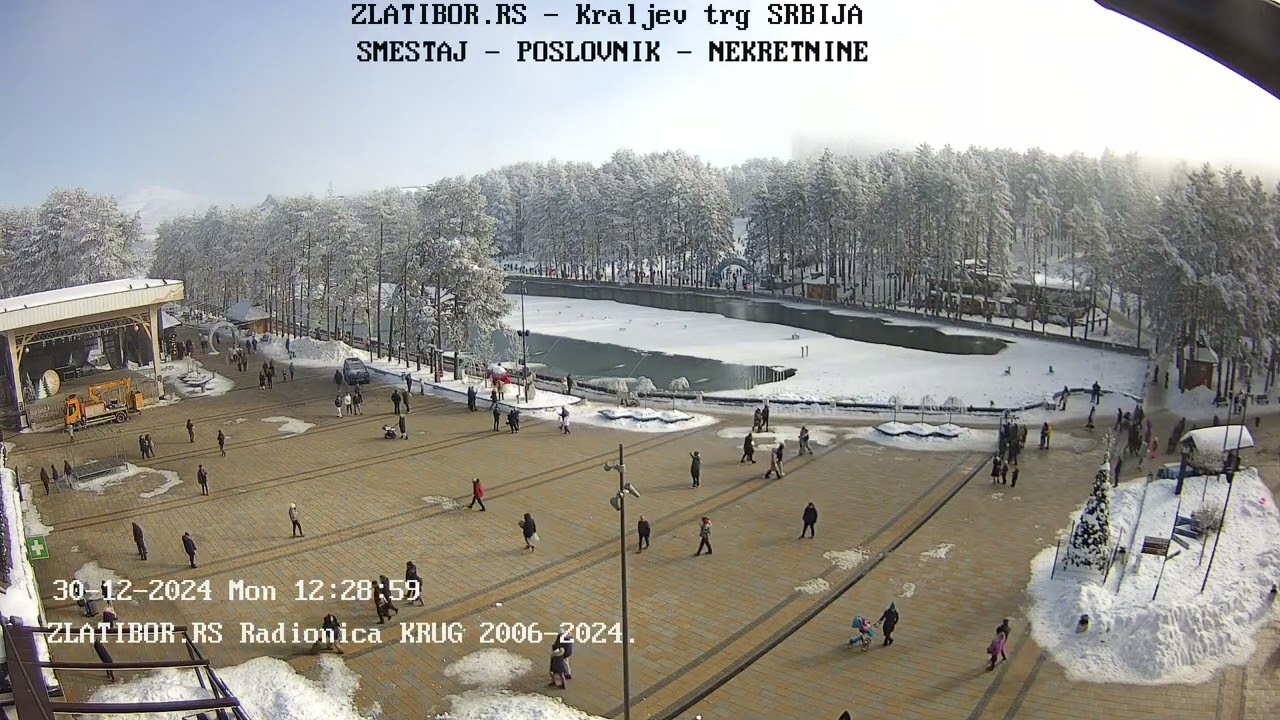 Zlatibor - Svečana zaleđenost jezera 30.12.2024.
