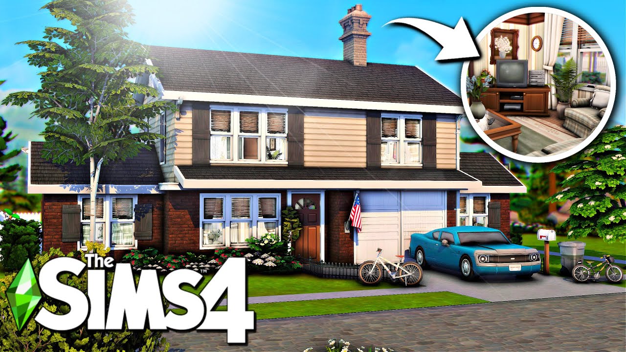Американский дом 90-х || The Sims 4 Быстрая сборка