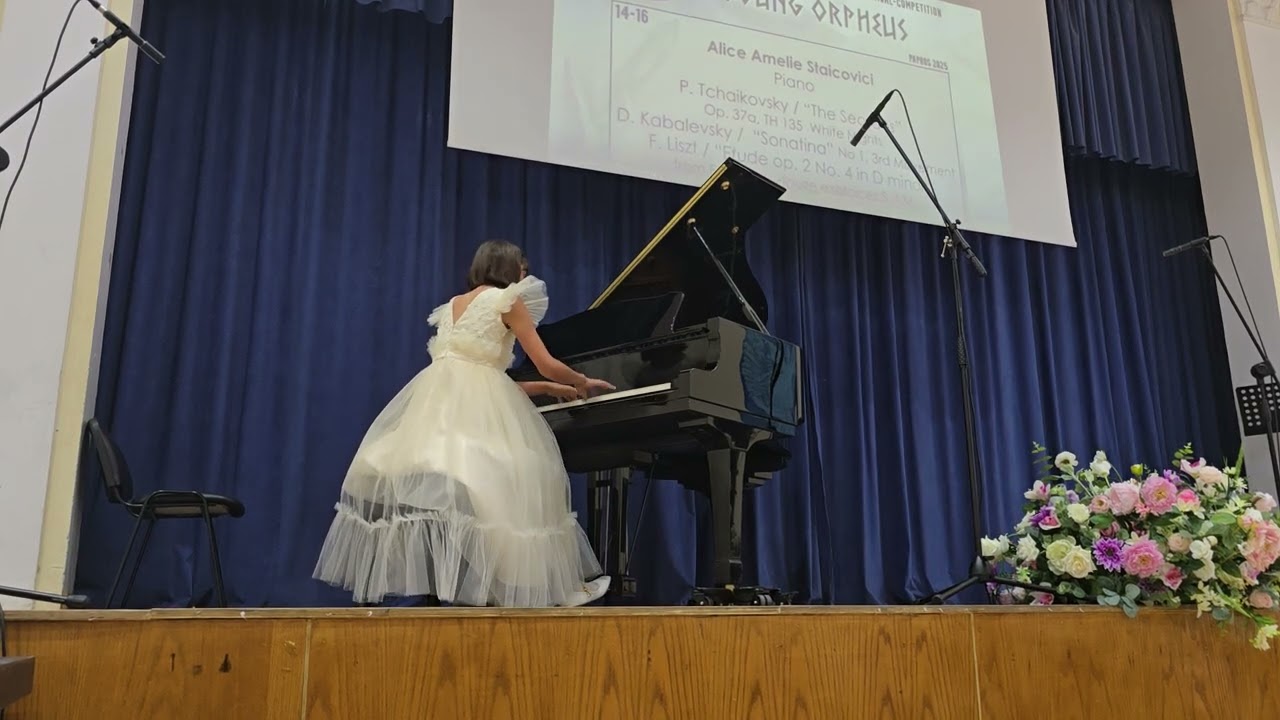 1st Prize Cyprus Paphos Young Orpheus  Alice Amelie Staicovici 2025