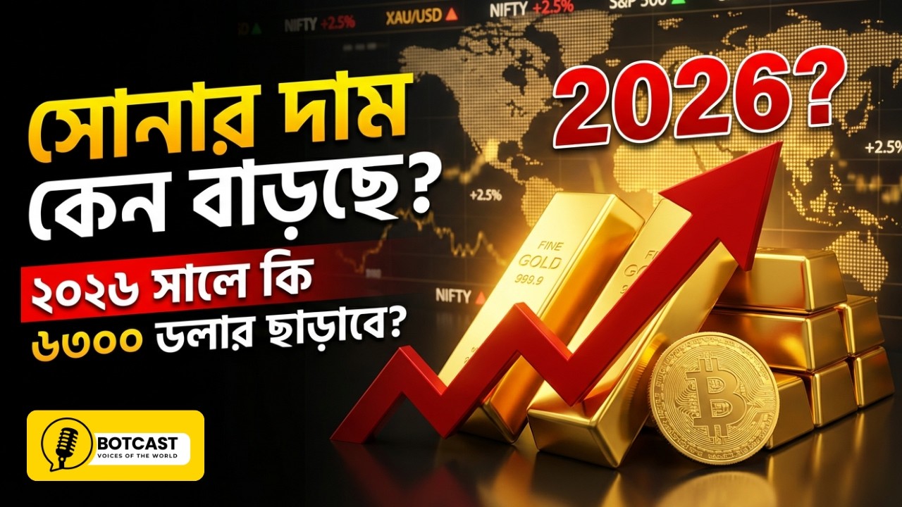 কেন বাড়ছে সোনার দাম ? KENO BARCHE SHONAR DAM ? BOTCAST