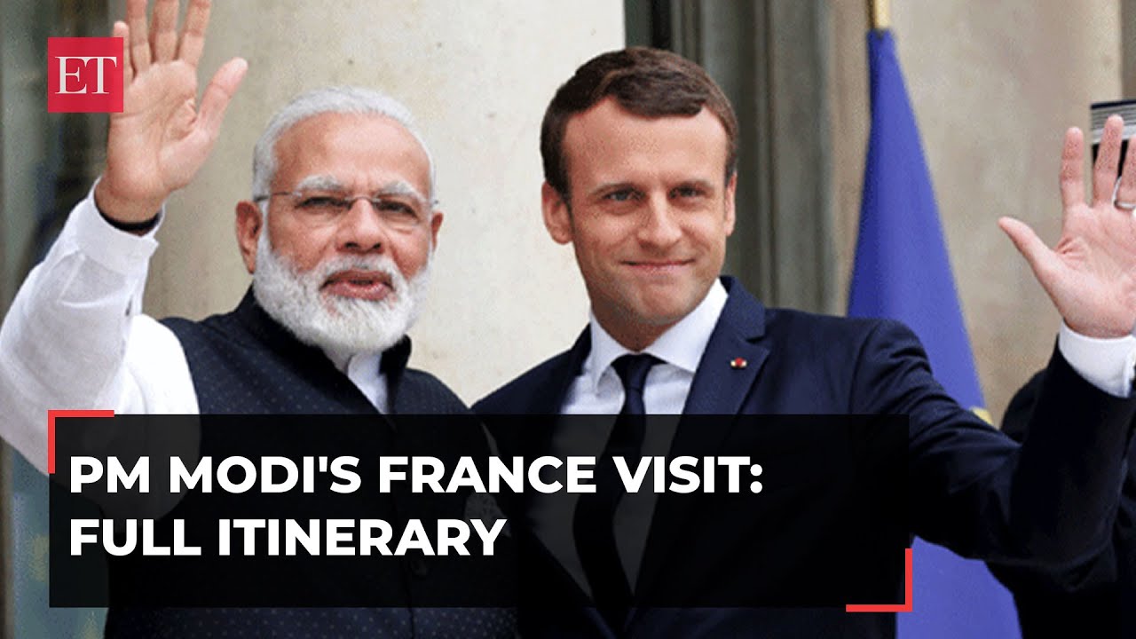 PM Modi's France visit: Here's the full itinerary