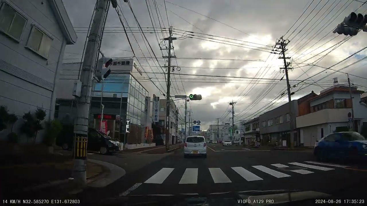 ピアッツァで行こう！助手席から見る風景　宮崎県編02　Let's go for a drive by ISUZU IMPULSE ! in Miyazaki chapter-2