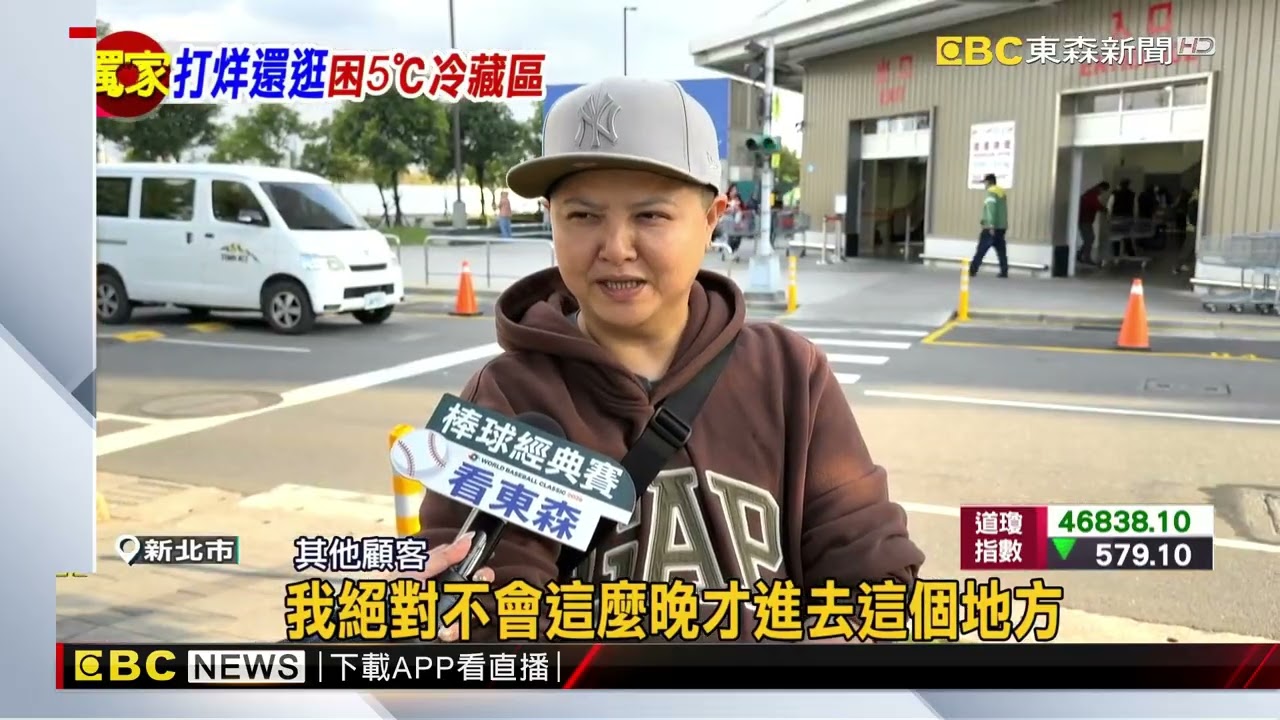 獨家》已過打烊時間！ 女逛美式賣場「困」5°C蔬果區@newsebc