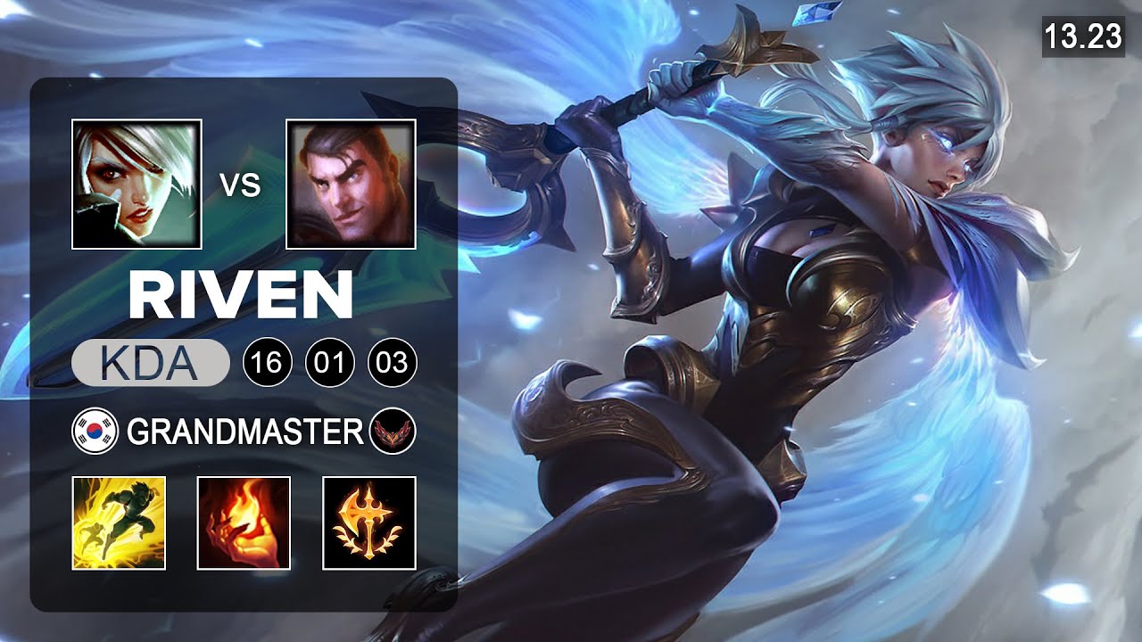 Riven vs Jayce Top - KR Grandmaster - Patch 13.23 Season 13