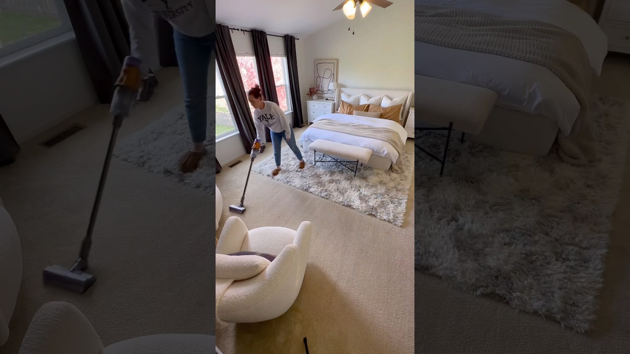 giving my bedroom a deep clean and reset #bedroomcleaning #roomreset #asmrcleaning #cleanwithme
