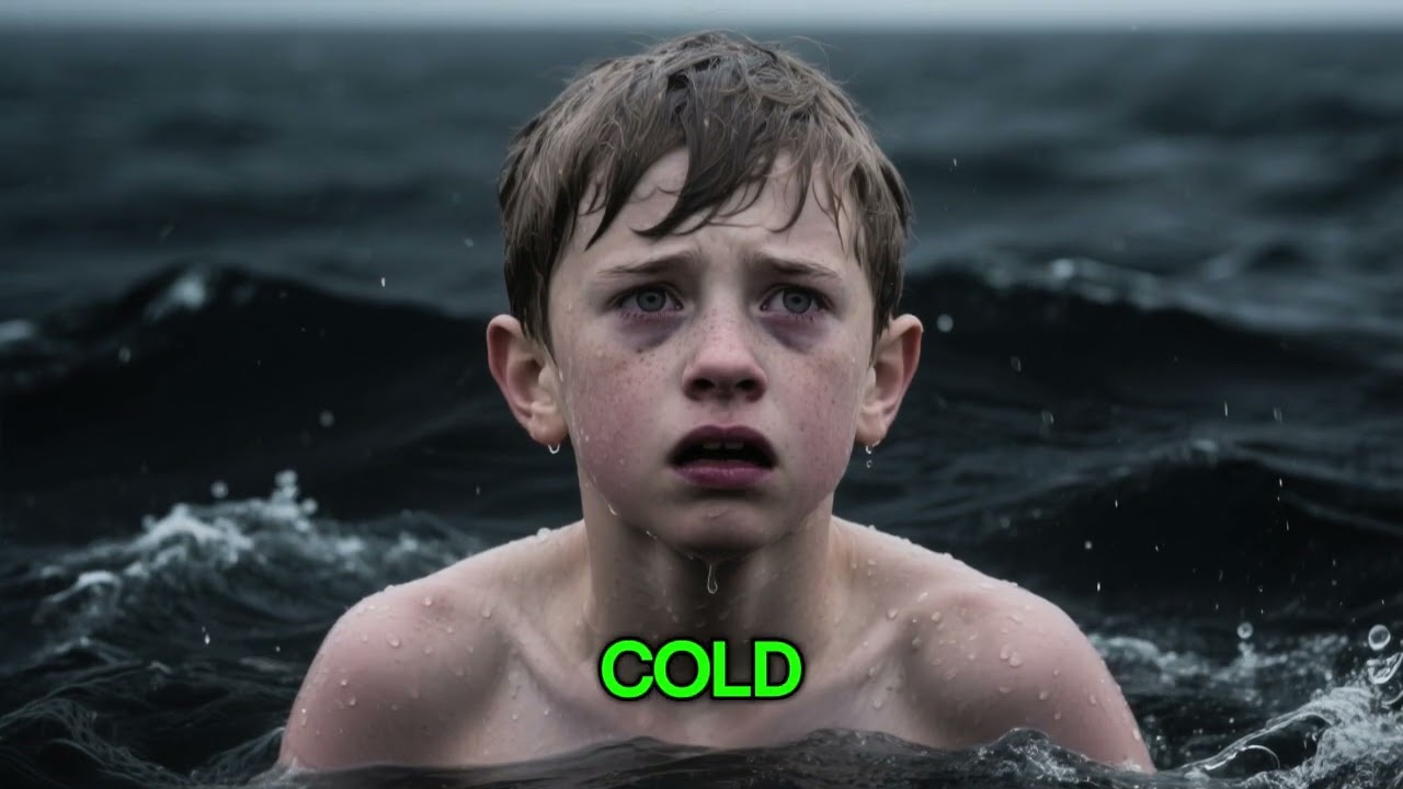 13-Year-Old Swims 4 HOURS in Rough Seas to Save His Family! 😱🌊