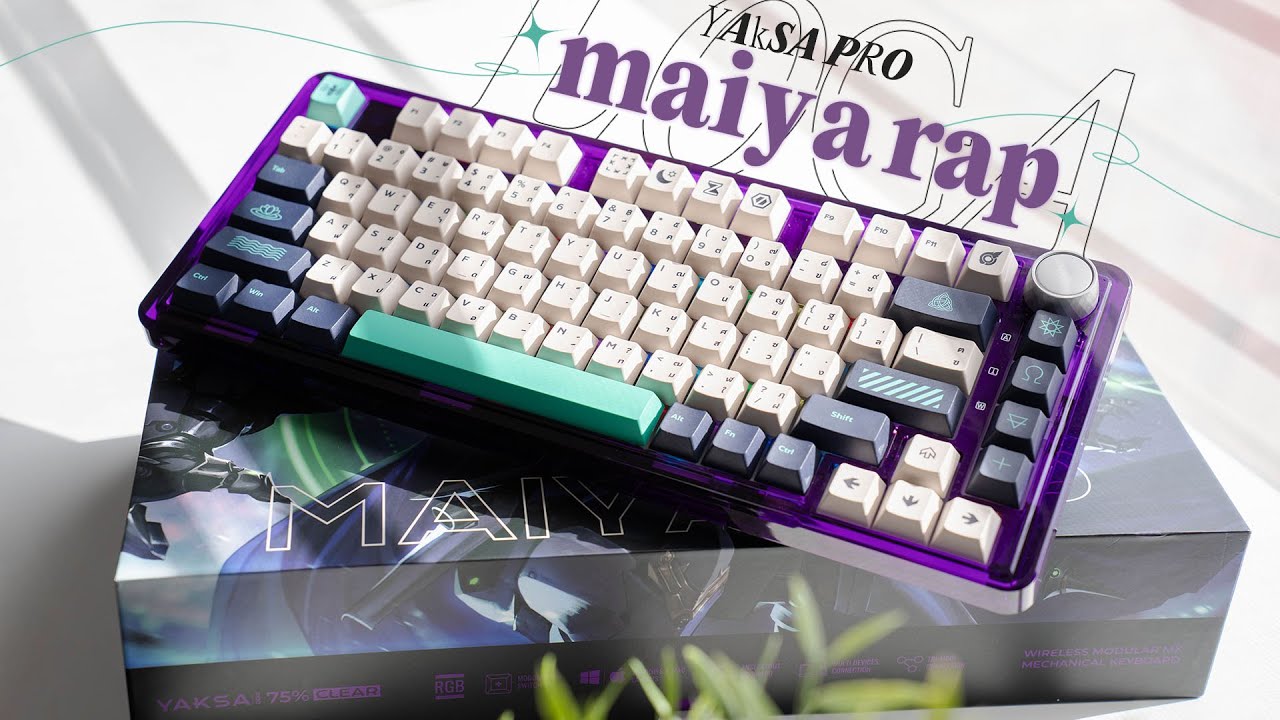 สวยอีกแล้ว! รีวิว Loga Yaksa Pro: Maiyarap Edition คีย์บอร์ดมีจอ ไร้สาย และวรรณคดีไทย!