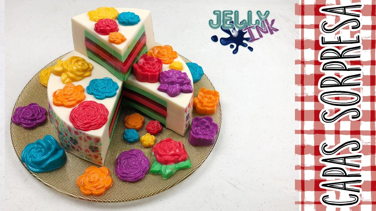 Gelatina de Capas Sorpresa | Jelly Ink