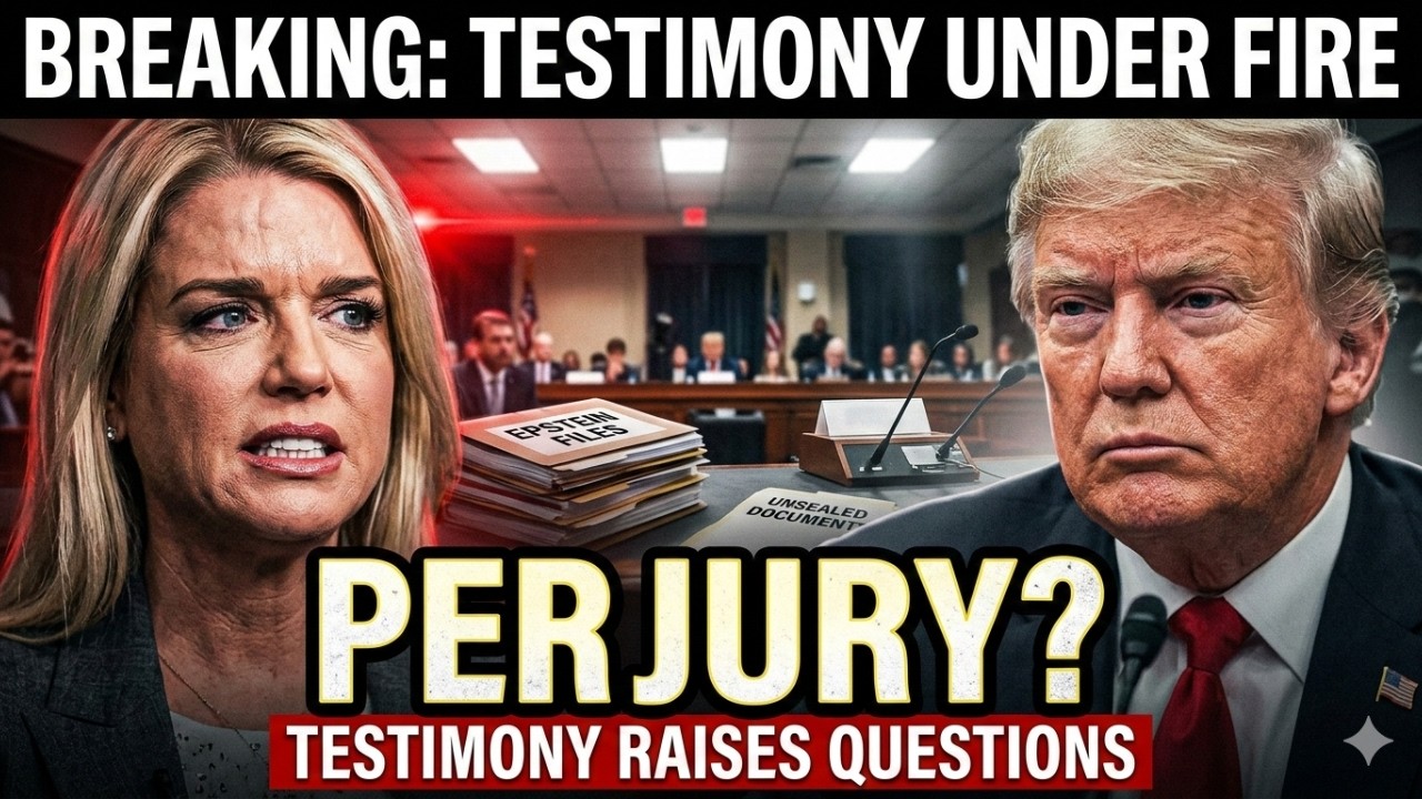 Pam Bondi ACCUSED of Perjury Over Trump Epstein Files | Congress Demands Special Counsel