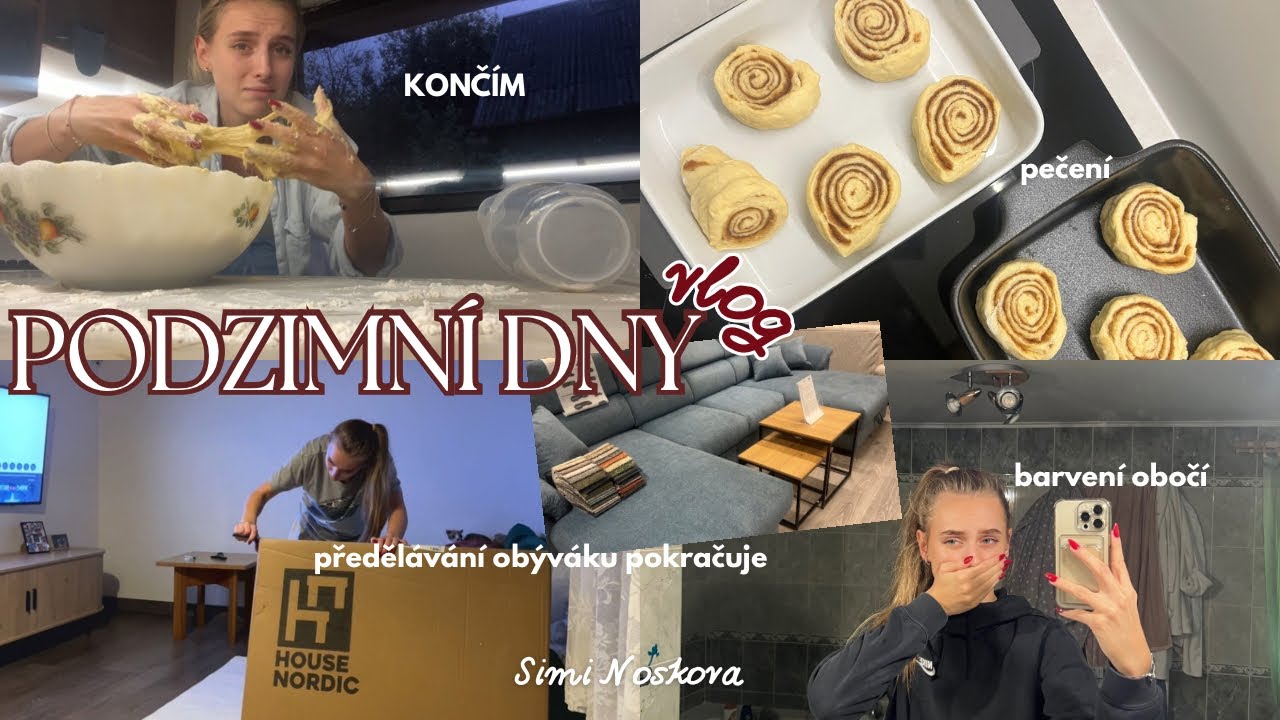 PODZIMNÍ DNY 🍂🤎I vybíráme nábytek, NEpeču, doporučuji super věci jupí I Simi Nosková