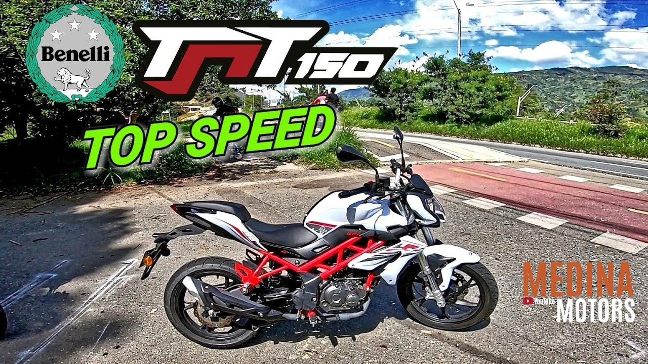 BENELLI TNT 150 TOP SPEED | VELOCIDAD MAXIMA | Medina Motors