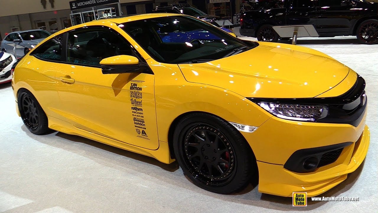 2016 Honda Civic Touring Coupe All Star Tjin Edition - Exterior Walkaround - SEMA 2016