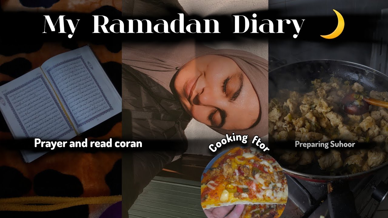 My Ramadan Diary🌙|اقضوا معي اول يوم رمضان من سحور الى فطور بين العبادة وصيام #رمضان#فلوق